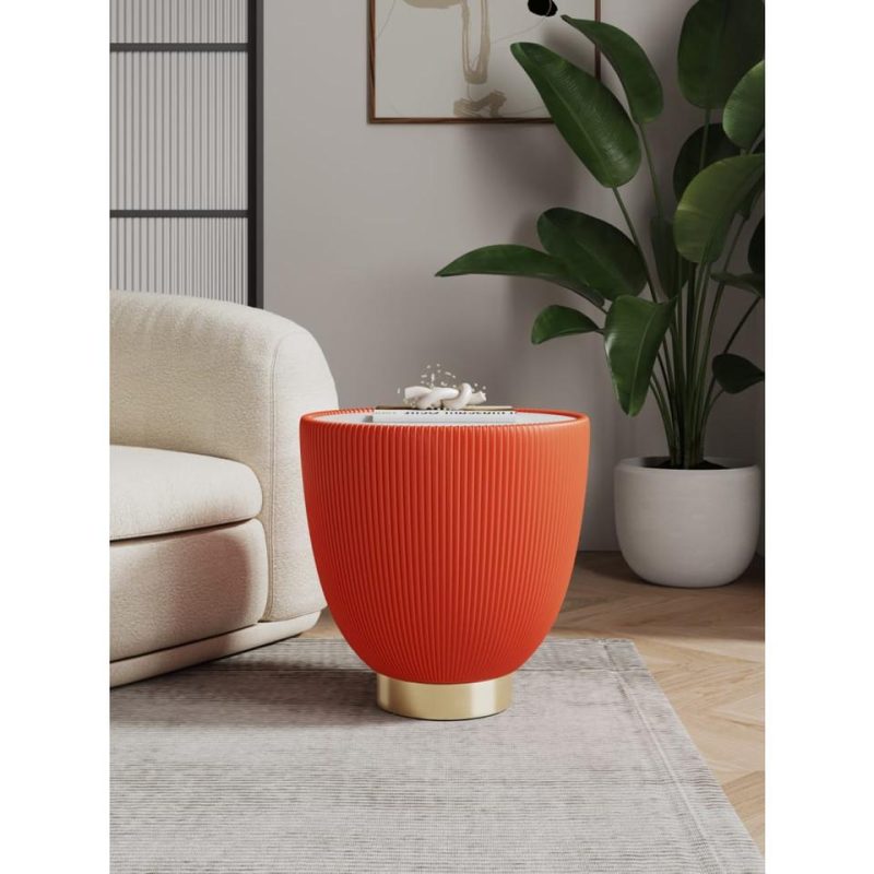 Coffee & End Tables |  Anderson End Table 2.0 in Orange Orange Coffee & End Tables Coffee & End Tables