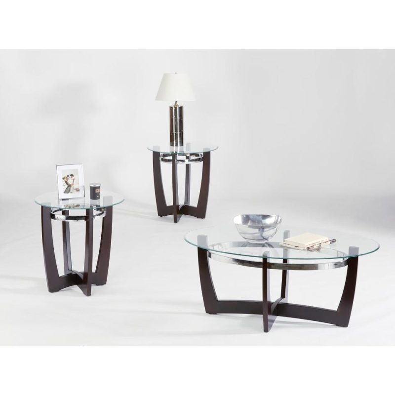 Coffee & End Tables |  Arielle 3-Pack Brown Coffee & End Tables Brown