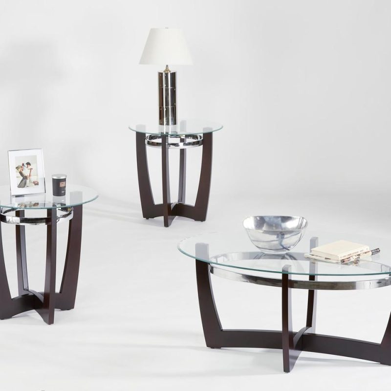 Coffee & End Tables |  Arielle 3-Pack Brown Coffee & End Tables Brown