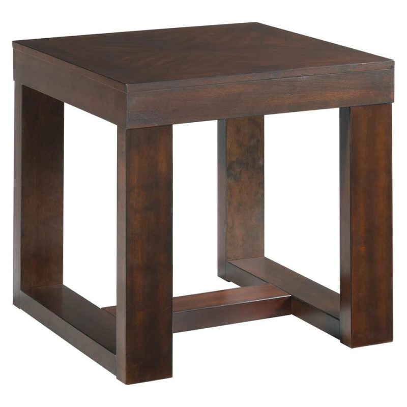 Coffee & End Tables |  Cedar Creek 3Pc Occasional Set Brown Coffee & End Tables Brown