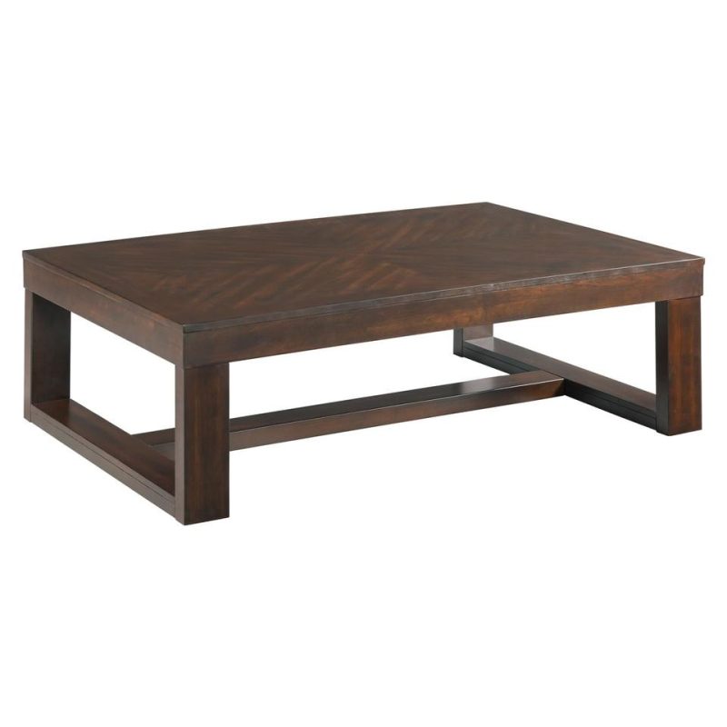 Coffee & End Tables |  Cedar Creek 3Pc Occasional Set Brown Coffee & End Tables Brown