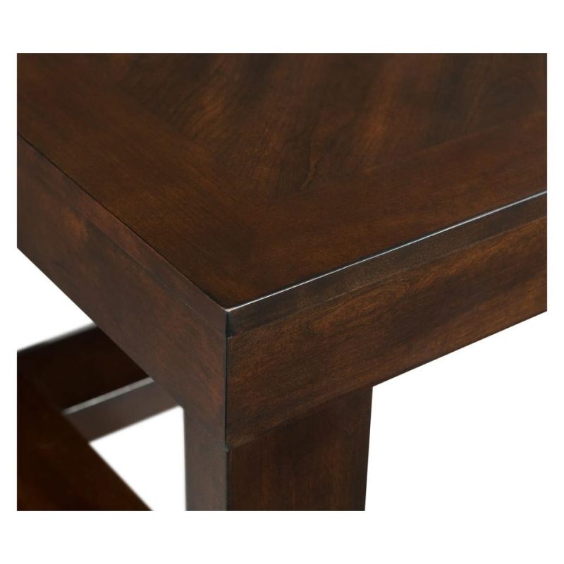 Coffee & End Tables |  Cedar Creek 3Pc Occasional Set Brown Coffee & End Tables Brown