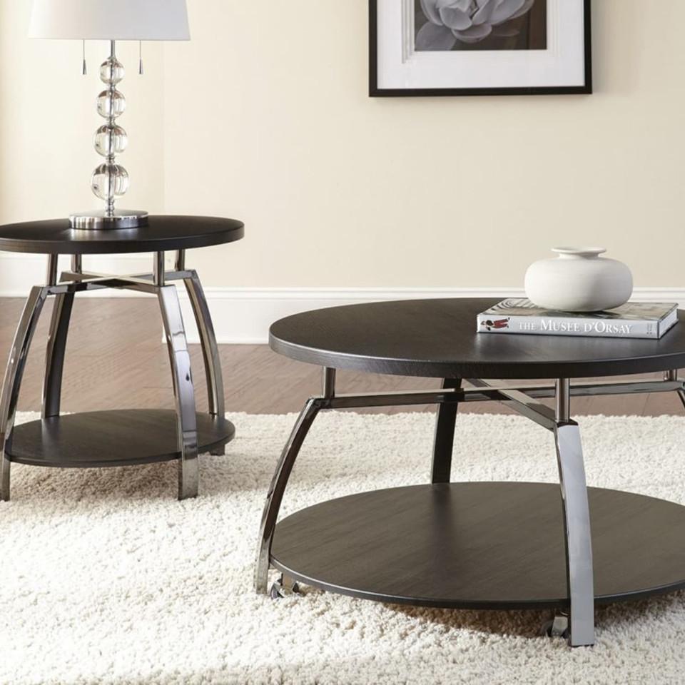 Coffee & End Tables |  Coham Table Set Black Coffee & End Tables Black