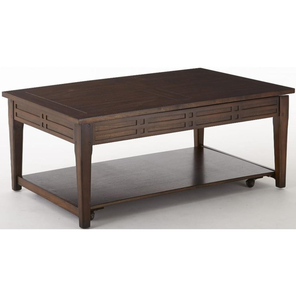 Coffee & End Tables |  Crestline Cocktail Table Brown Coffee & End Tables Brown