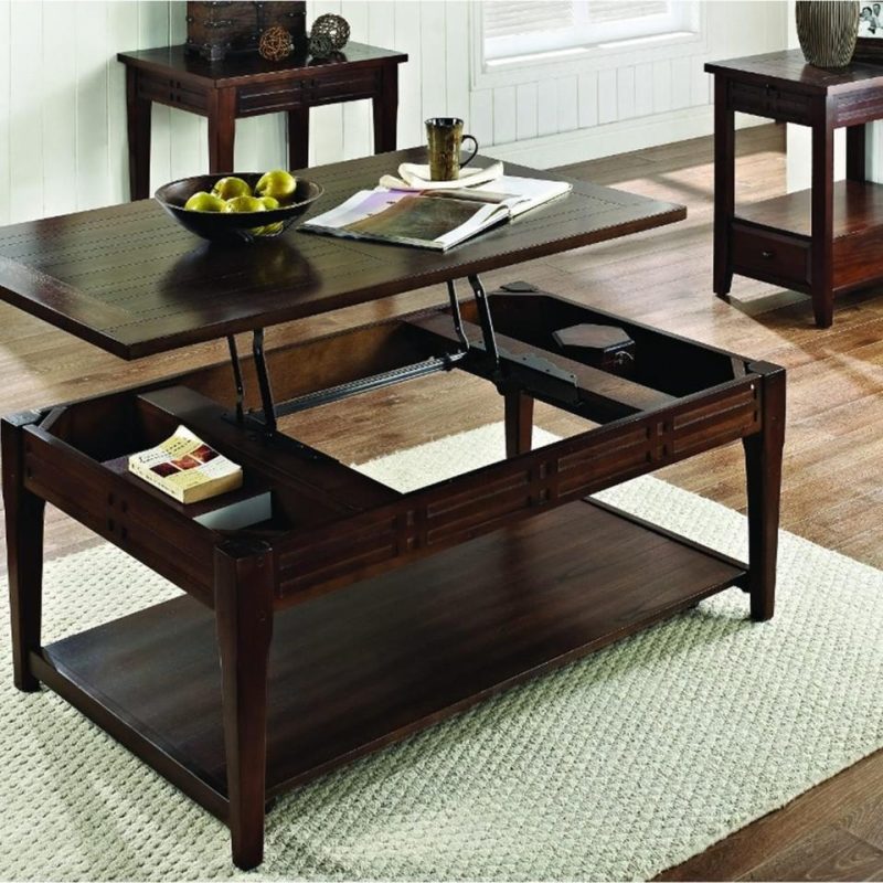 Coffee & End Tables |  Crestline Cocktail Table Brown Coffee & End Tables Brown