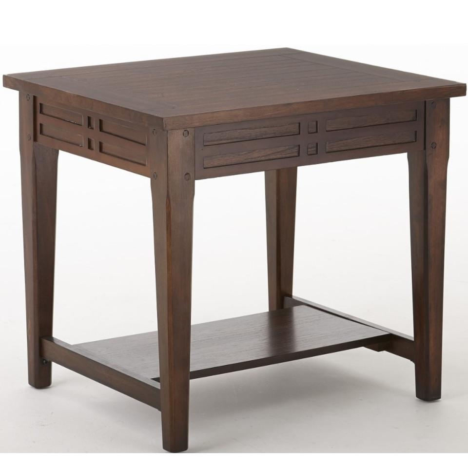 Coffee & End Tables |  Crestline End Table Brown Coffee & End Tables Brown