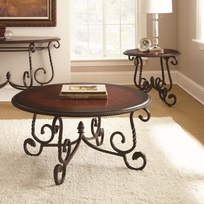 Coffee & End Tables |  Crowley Table Set Brown Coffee & End Tables Brown