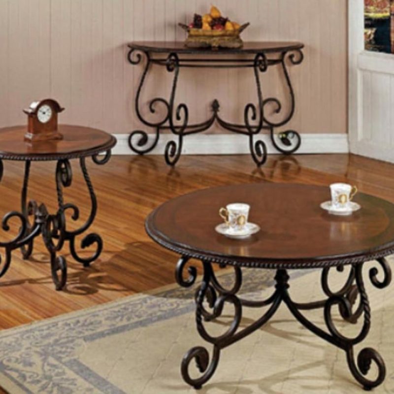 Coffee & End Tables |  Crowley Table Set Brown Coffee & End Tables Brown