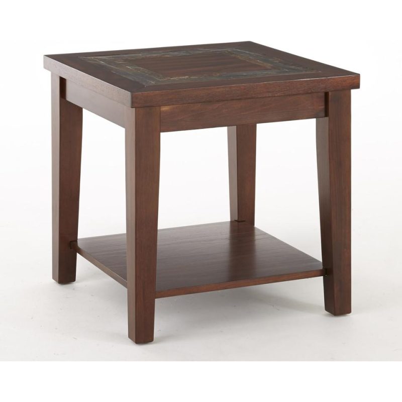 Coffee & End Tables |  Davenport Table Set Brown Coffee & End Tables Brown