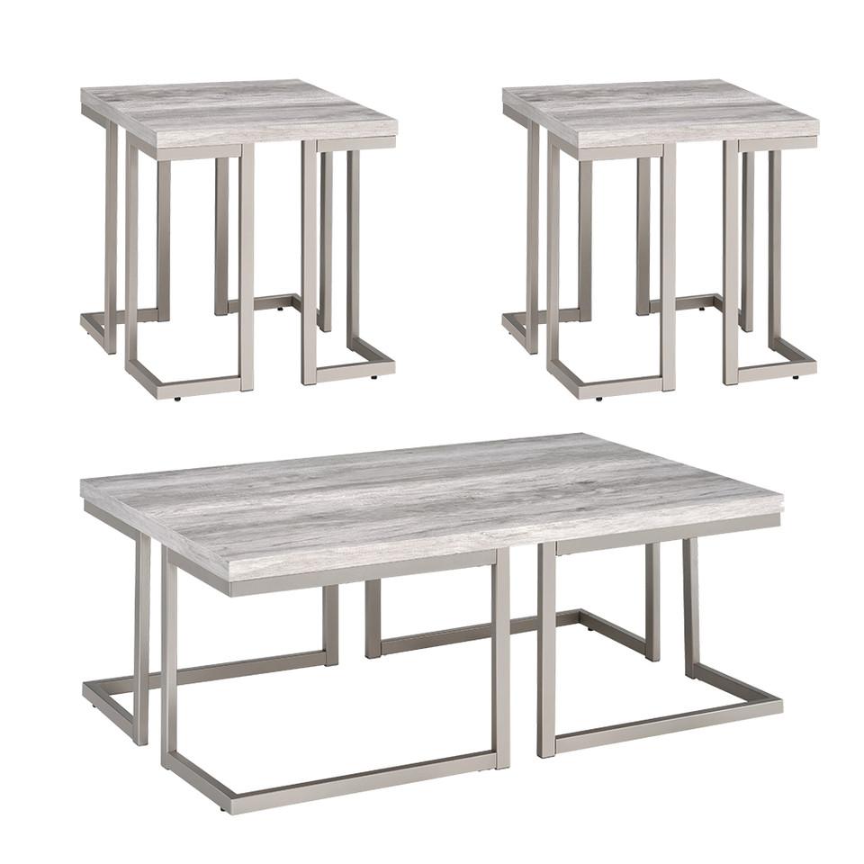 Coffee & End Tables |  David Table Set Gray Coffee & End Tables Coffee & End Tables