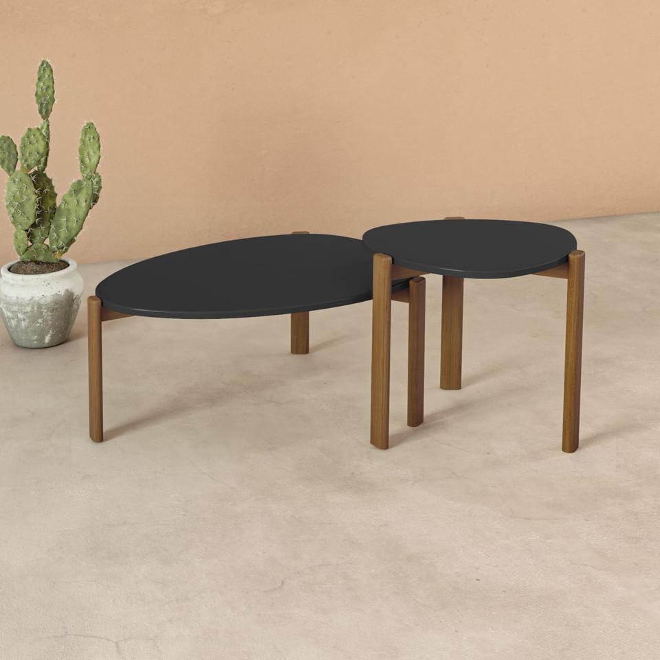 Coffee & End Tables |  Gales End Table and Coffee Table  in Black Black Coffee & End Tables Black