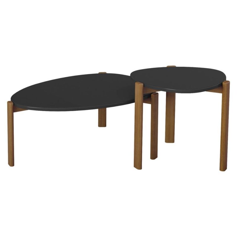 Coffee & End Tables |  Gales End Table and Coffee Table  in Black Black Coffee & End Tables Black