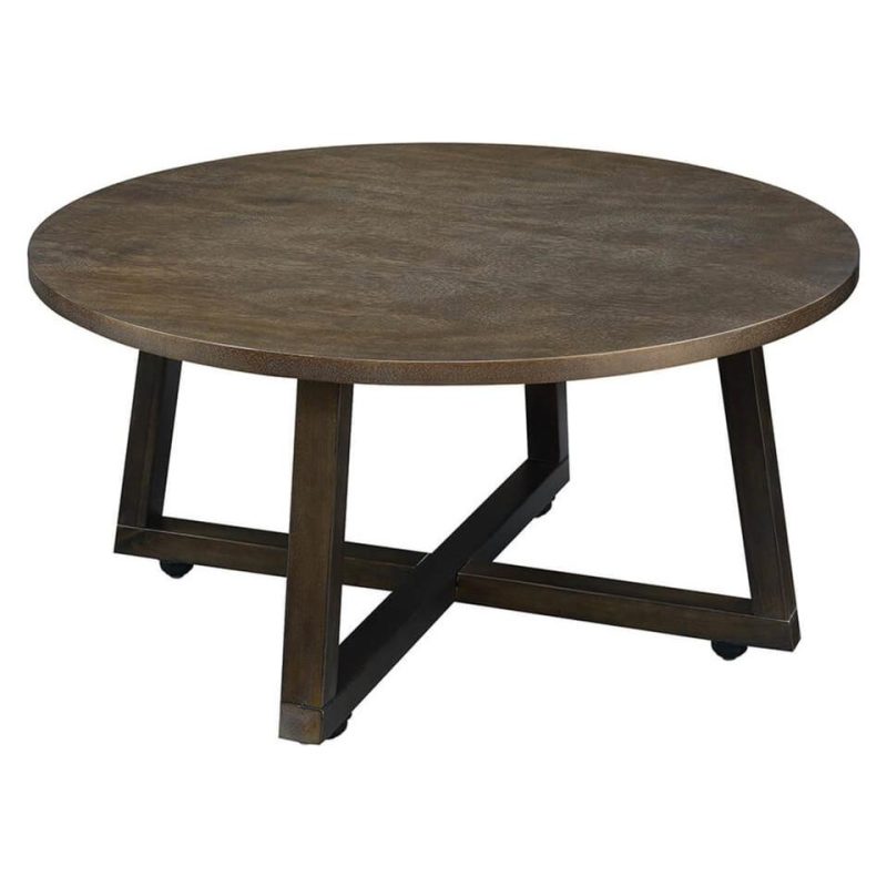 Coffee & End Tables |  Industrial 3PC Occasional Brown Coffee & End Tables Brown