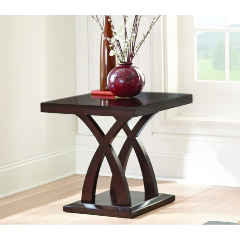 Coffee & End Tables |  Jocelyn End Table Brown Coffee & End Tables Brown