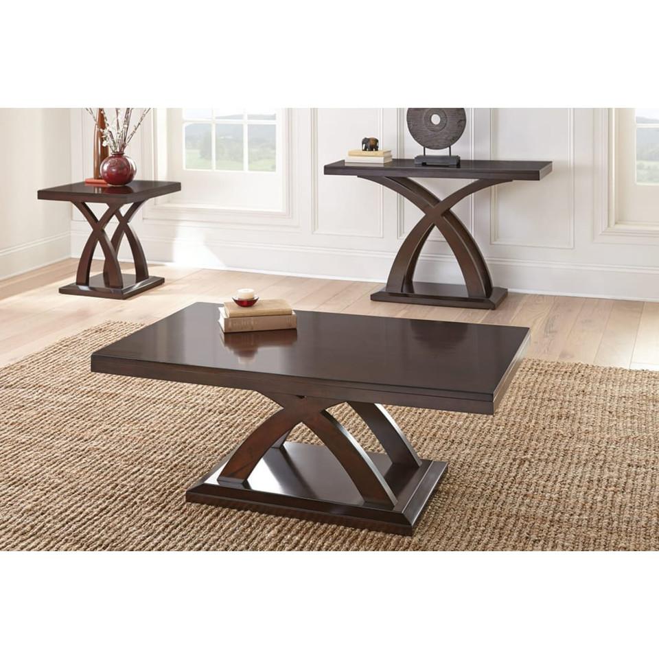 Coffee & End Tables |  Jocelyn Table Set Brown Coffee & End Tables Brown