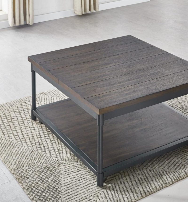 Coffee & End Tables |  Prescott Coffee Table Gray Coffee & End Tables Coffee & End Tables