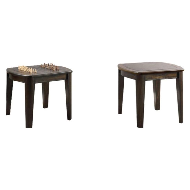 Coffee & End Tables |  Ronaldo Game End Table Brown Coffee & End Tables Brown