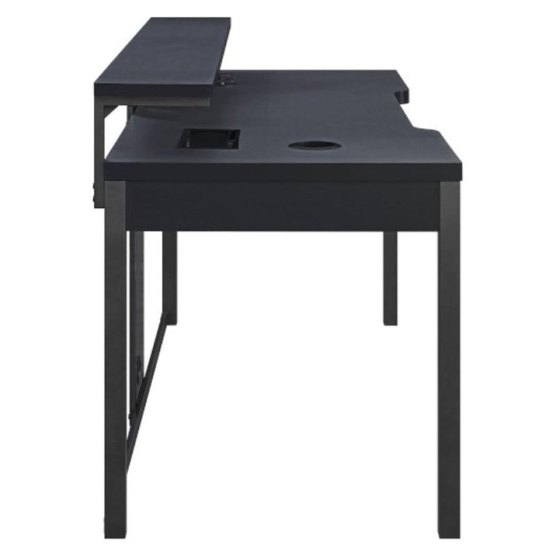 Desks |  Ariel 63” Gaming Desk Black Black