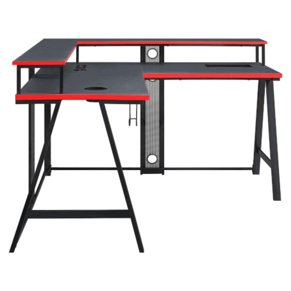 Desks |  Blaze L Shape Gaming Desk Black Desks Black