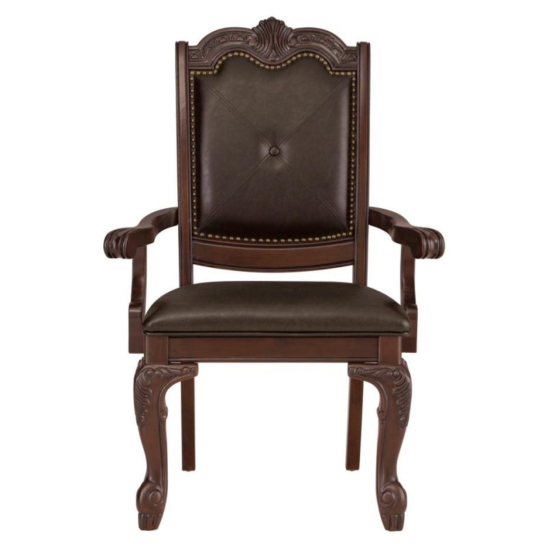 Dining Chairs & Seating |  Alexandria Dining Arm Chair Brown Dining Chairs & Seating Brown