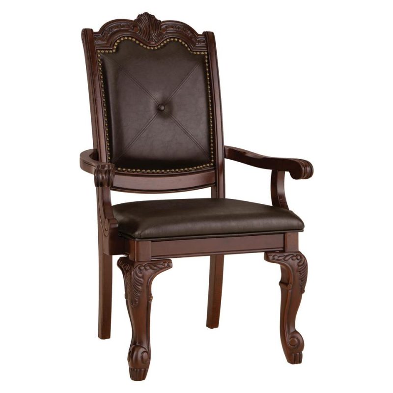 Dining Chairs & Seating |  Alexandria Dining Arm Chair Brown Dining Chairs & Seating Brown