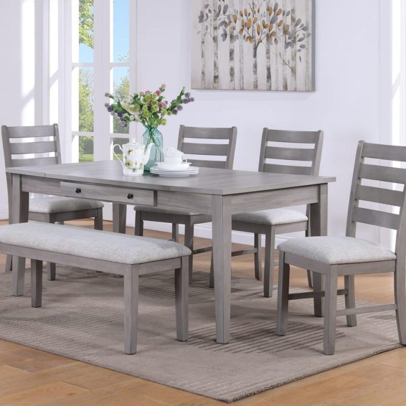 Dining Chairs & Seating |  Emmett Gray Bench Gray Dining Chairs & Seating Dining Chairs & Seating