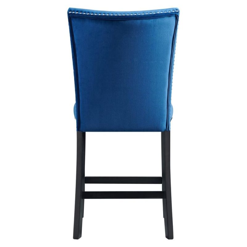 Dining Chairs & Seating |  Milan Blue Velvet Side Chair Blue Dining Chairs & Seating Blue