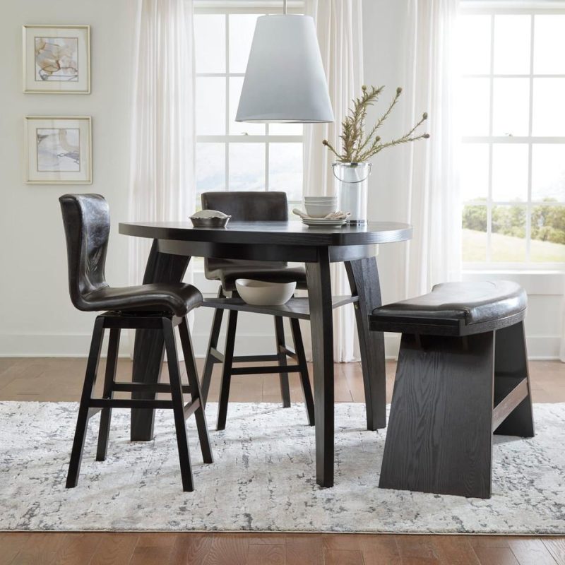 Dining Chairs & Seating |  Rylan Swivel Barstool Black Dining Chairs & Seating Black