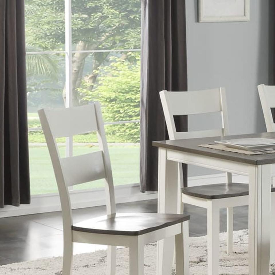 Dining Chairs & Seating |  Triad White & Gray Side Chair White Dining Chairs & Seating Dining Chairs & Seating