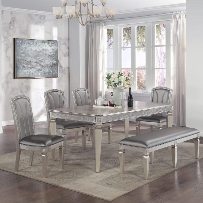 Dining Tables |  Anastasia Dining Table Gray Dining Room Furniture Dining Tables