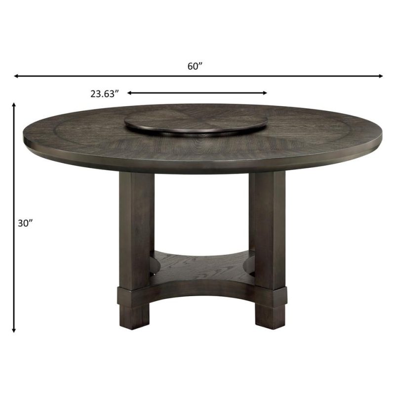 Dining Tables |  Beckett Table Brown Dining Room Furniture Brown