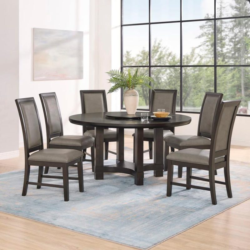 Dining Tables |  Beckett Table Brown Dining Room Furniture Brown