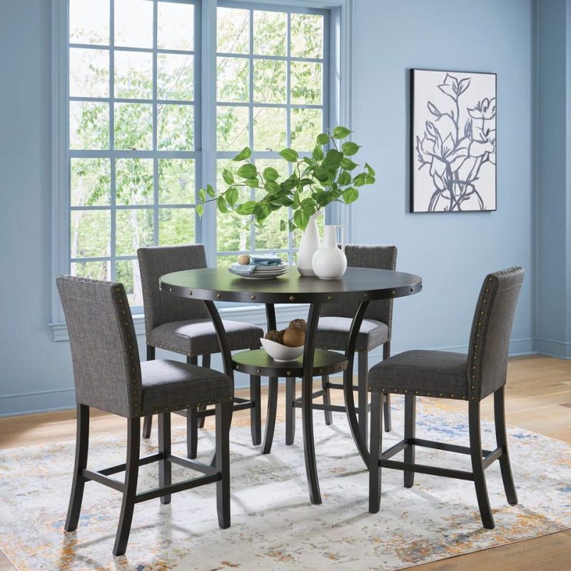 Dining Tables |  Bristol Counter Height Table Gray Dining Room Furniture Dining Tables