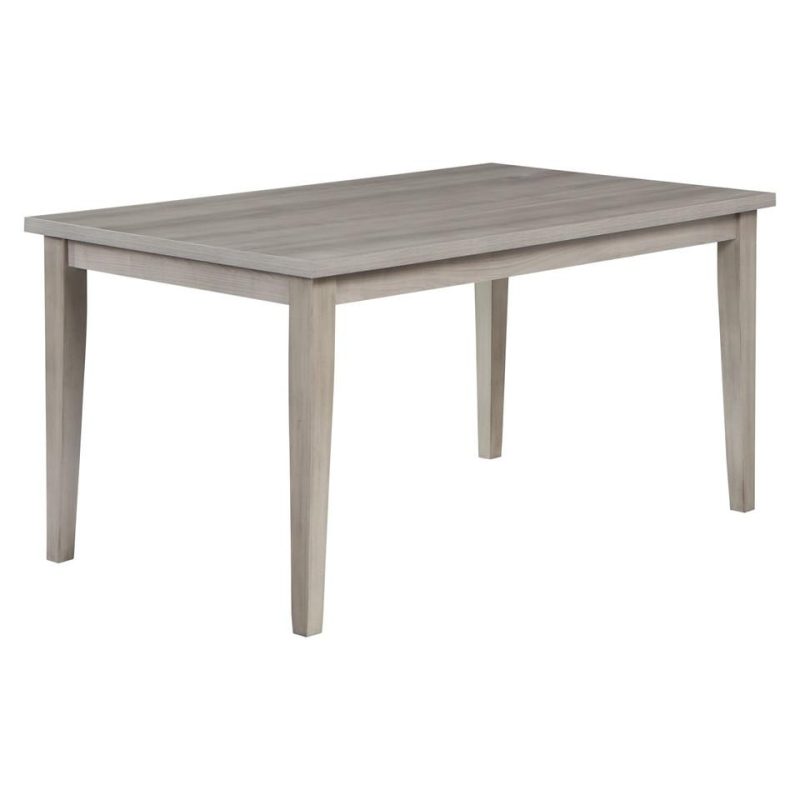 Dining Tables |  Dayton 60” Table Gray Gray Dining Room Furniture Dining Tables