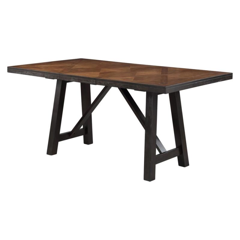 Dining Tables |  Mitchell Counter Height Table Black Dining Room Furniture Black