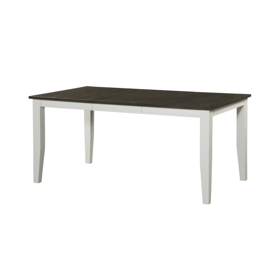 Dining Tables |  Triad White & Gray Dining Table White Dining Room Furniture Dining Tables