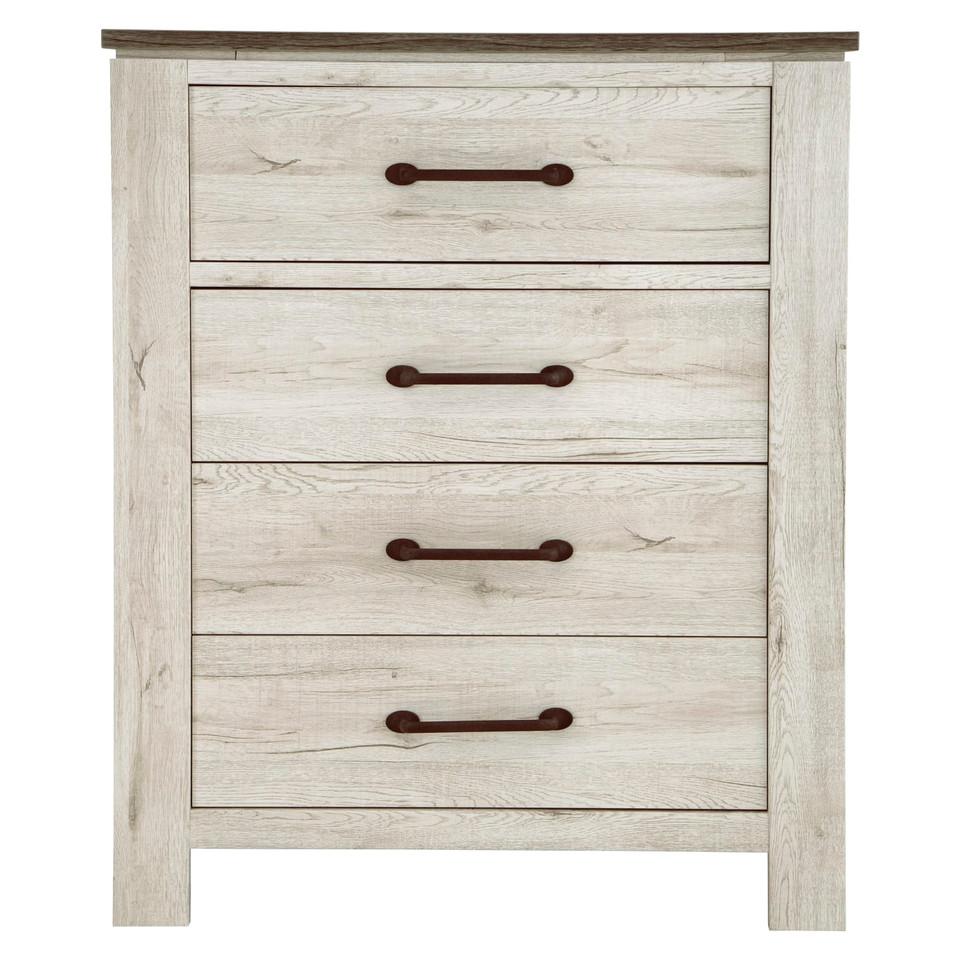 Dressers and Chests |  Adorna White 4 Drawer Chest White Bedroom Furniture Dressers & Chests