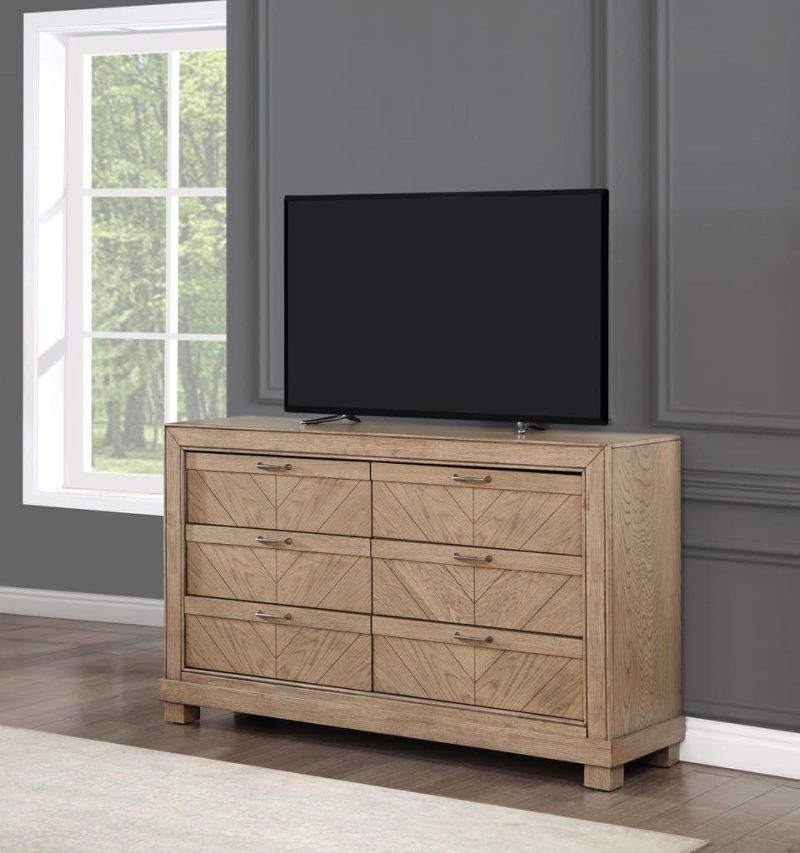 Dressers and Chests |  Aiden Dresser Brown Bedroom Furniture Brown