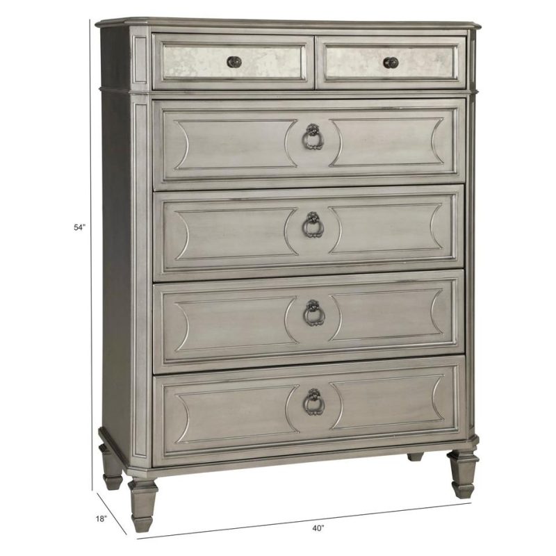 Dressers and Chests |  Bryant Park Bedroom Collection – Chest Gray Bedroom Furniture Dressers & Chests