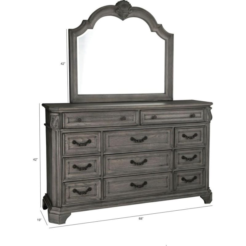 Dressers and Chests |  Colossus Dresser Gray Bedroom Furniture Dressers & Chests