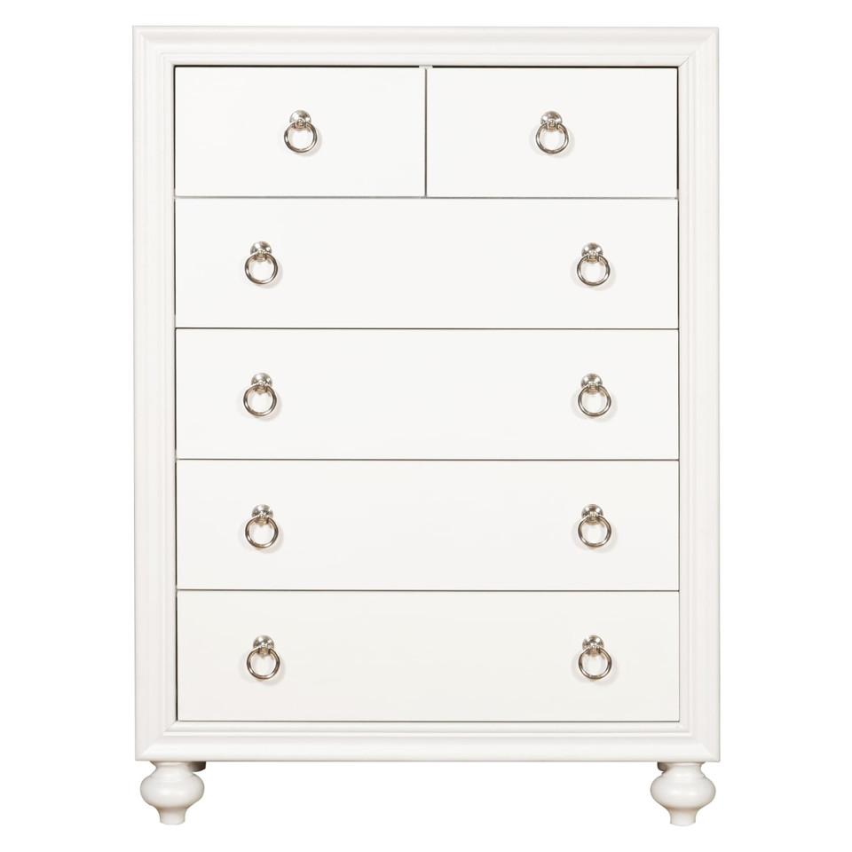 Dressers and Chests |  Isabella Chest White Bedroom Furniture Dressers & Chests