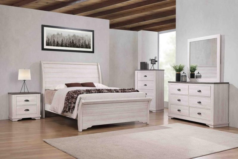 Dressers and Chests |  Marie Collection Dresser White Bedroom Furniture Dressers & Chests