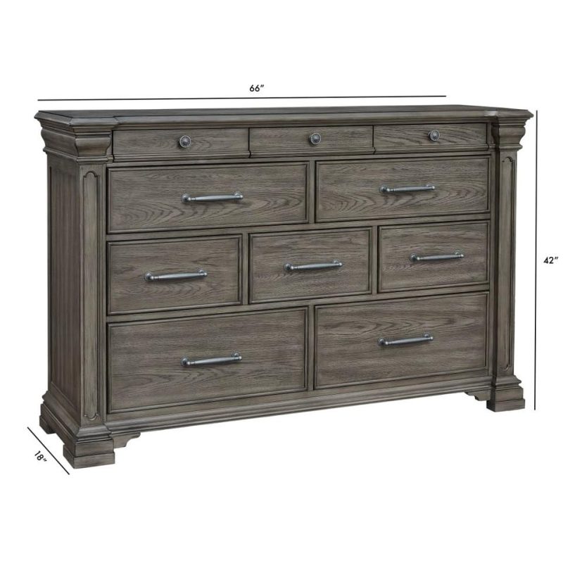 Dressers and Chests |  Newcastle Dresser Gray Bedroom Furniture Dressers & Chests