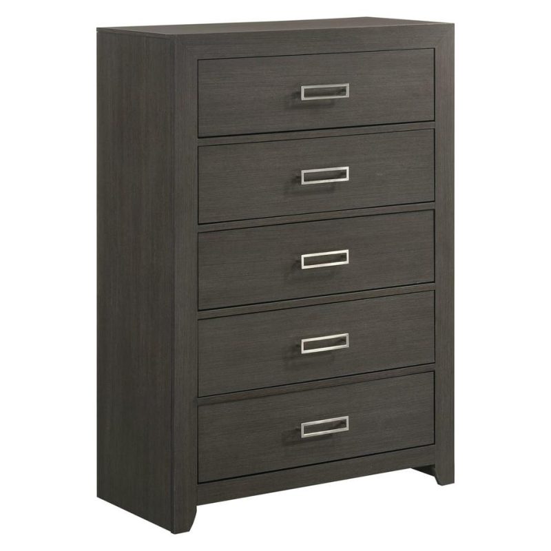 Dressers and Chests |  Rhapsody Collection Gray Chest Gray Bedroom Furniture Dressers & Chests