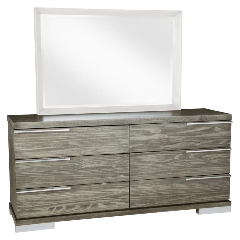 Dressers and Chests |  San Angelo Collection Dresser Gray Bedroom Furniture Dressers & Chests