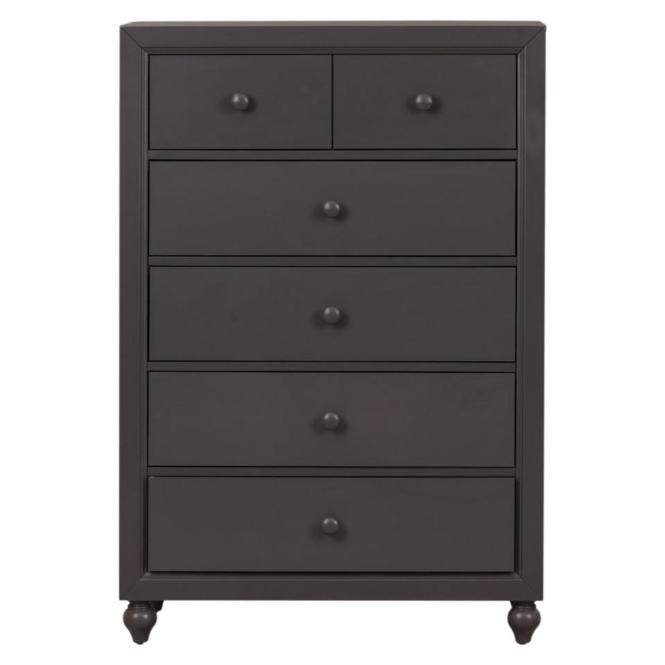 Dressers and Chests |  Sienna Gray 5 Drawer Chest Gray Bedroom Furniture Dressers & Chests