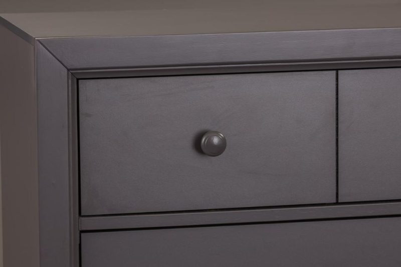 Dressers and Chests |  Sienna Gray 5 Drawer Chest Gray Bedroom Furniture Dressers & Chests