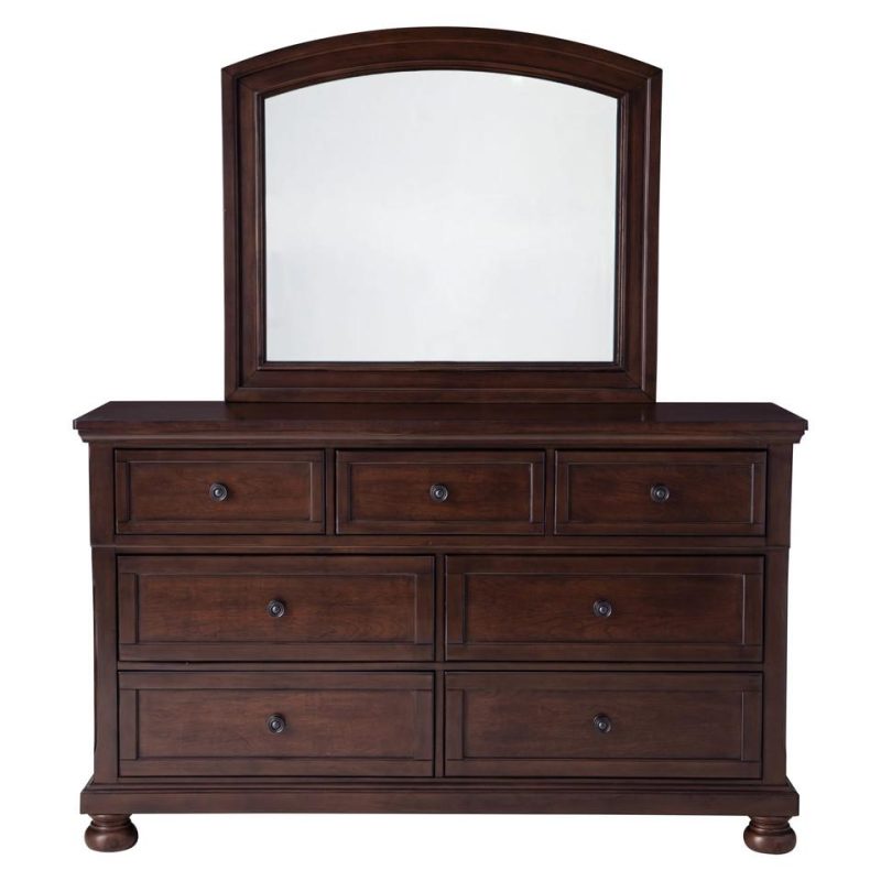 Dressers and Chests |  Spencer Cherry Dresser Brown Bedroom Furniture Brown