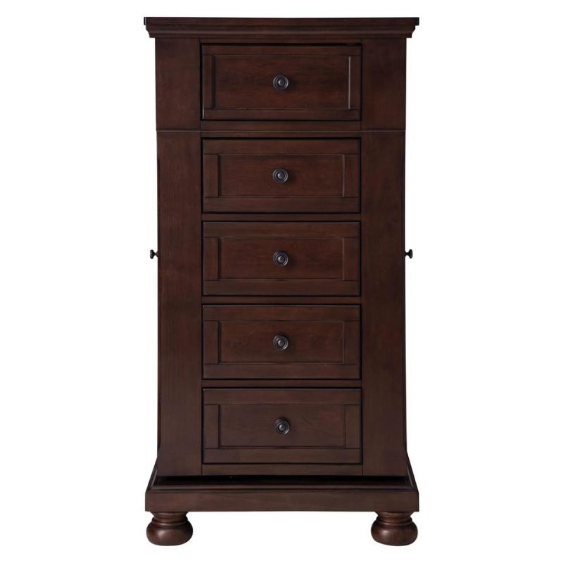 Dressers and Chests |  Spencer Cherry Lingerie Chest Brown Bedroom Furniture Brown