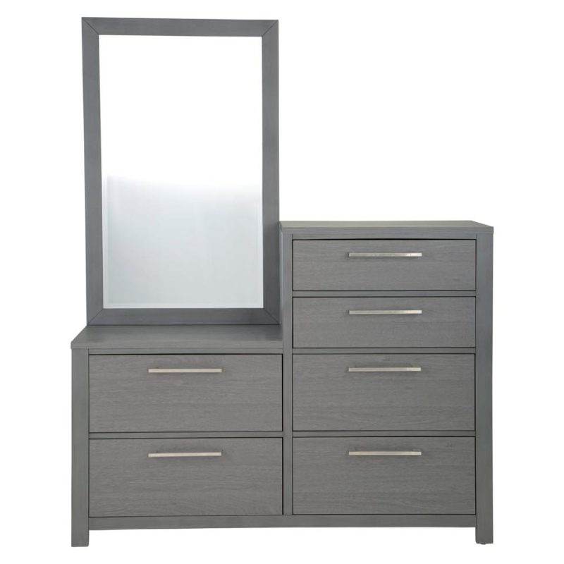 Dressers and Chests |  Westpoint Collection Weathered Gray Solid Wood Dresser Gray Bedroom Furniture Dressers & Chests